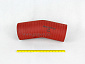 патрубок интеркулера 3302 дв. КАММИНС угловой (красный, силиконовый) (Чехия)